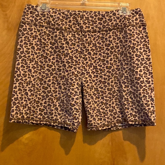 SO Pants - 🙀 5/$15 LEOPARD PRINT XL HIGH WAISTED BIKER SHORTS~BY SO~STRETCHY & COMFY